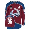 Miehille NHL Colorado Avalanche Pelipaita Mikko Rantanen 96 Adidas Stanley Cup 2022 Authentic